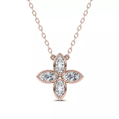 Maravina Rosette Lab Diamond Pendant by Christian Siriano