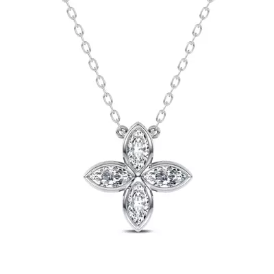 Maravina Rosette Lab Diamond Pendant by Christian Siriano