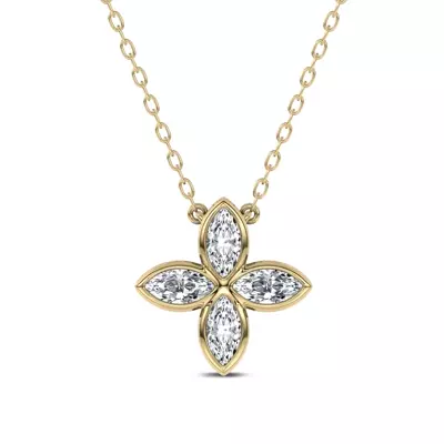 Maravina Rosette Lab Diamond Pendant by Christian Siriano