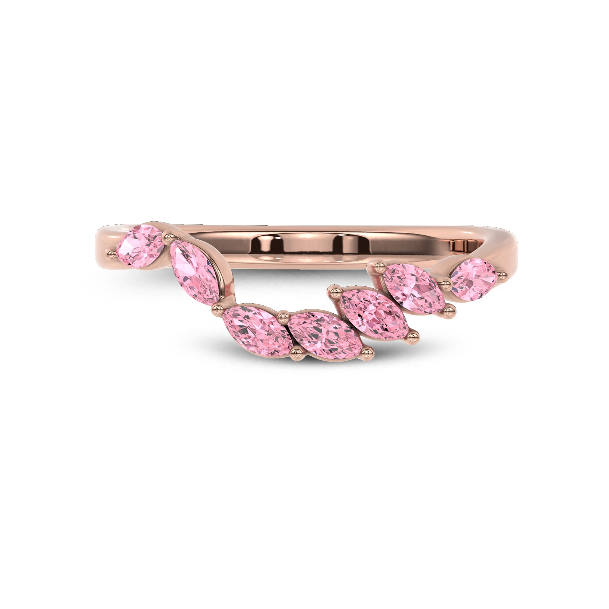 Envol Pink Sapphire Contoured Lab Band by Christian Siriano
