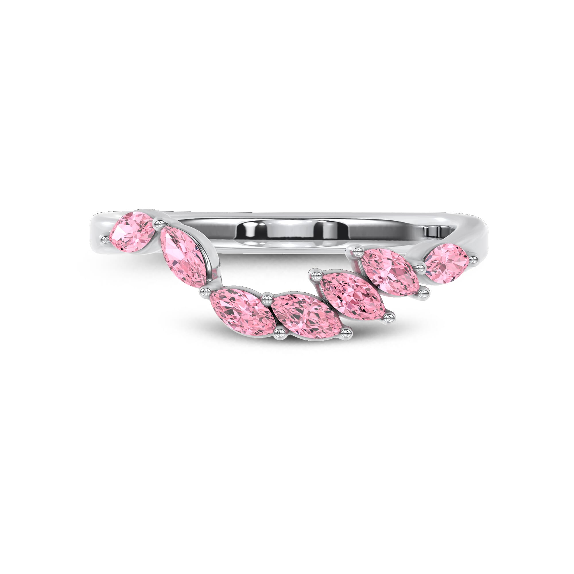 Envol Pink Sapphire Contoured Lab Band by Christian Siriano