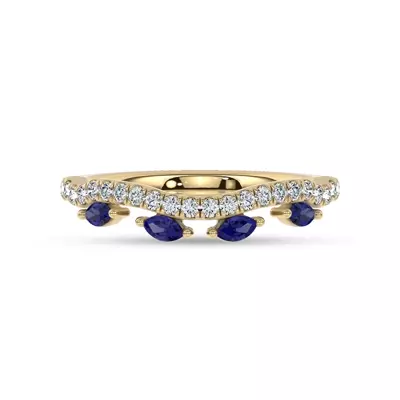 Embellis Sapphire Band by Christian Siriano