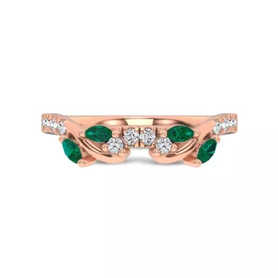 Hayden Tsavorite And Diamond Band