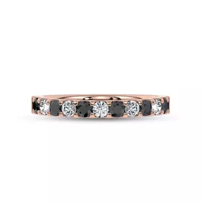 Jules Black & White Lab Diamond Band (1/2 ct. tw.)