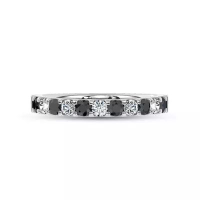 Jules Black & White Diamond Band (1/2 ct. tw.)