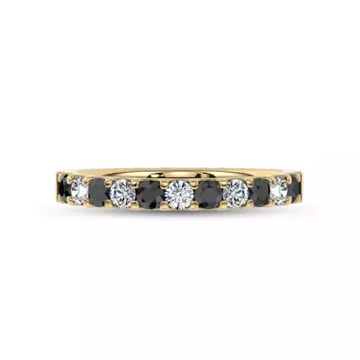 Jules Black & White Diamond Band (1/2 ct. tw.)