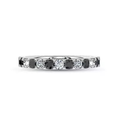 Jules Black & White Diamond Band (1/2 ct. tw.)