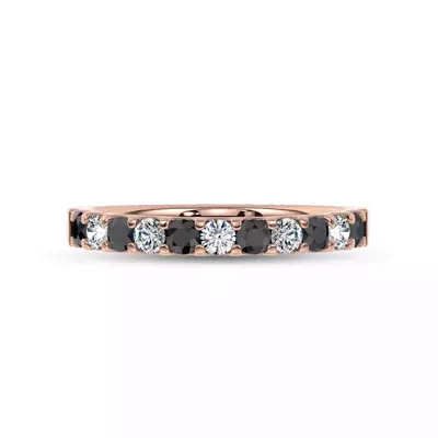 Jules Black & White Lab Diamond Band (1/2 ct. tw.)