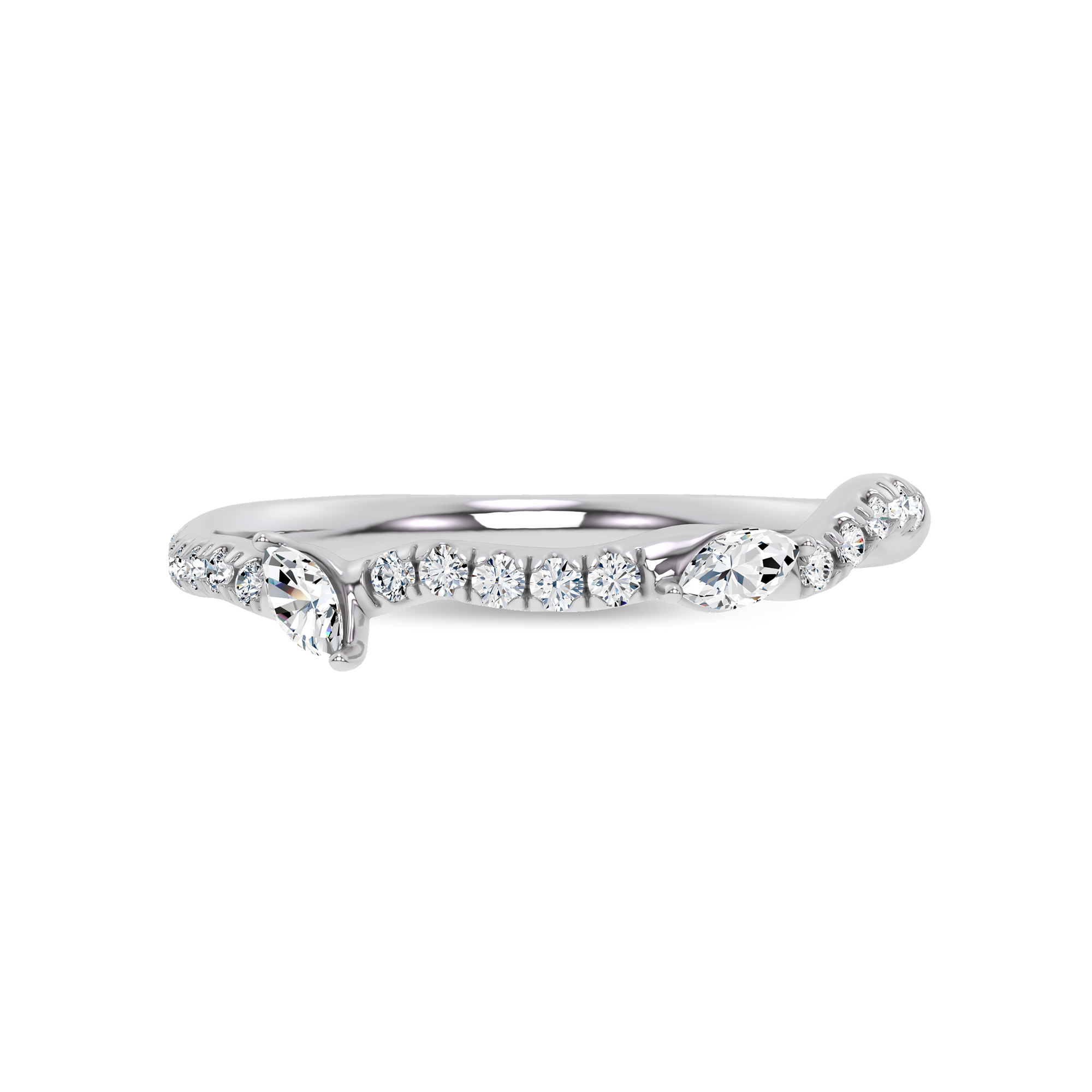 Lea Nature Inspired Diamond Band