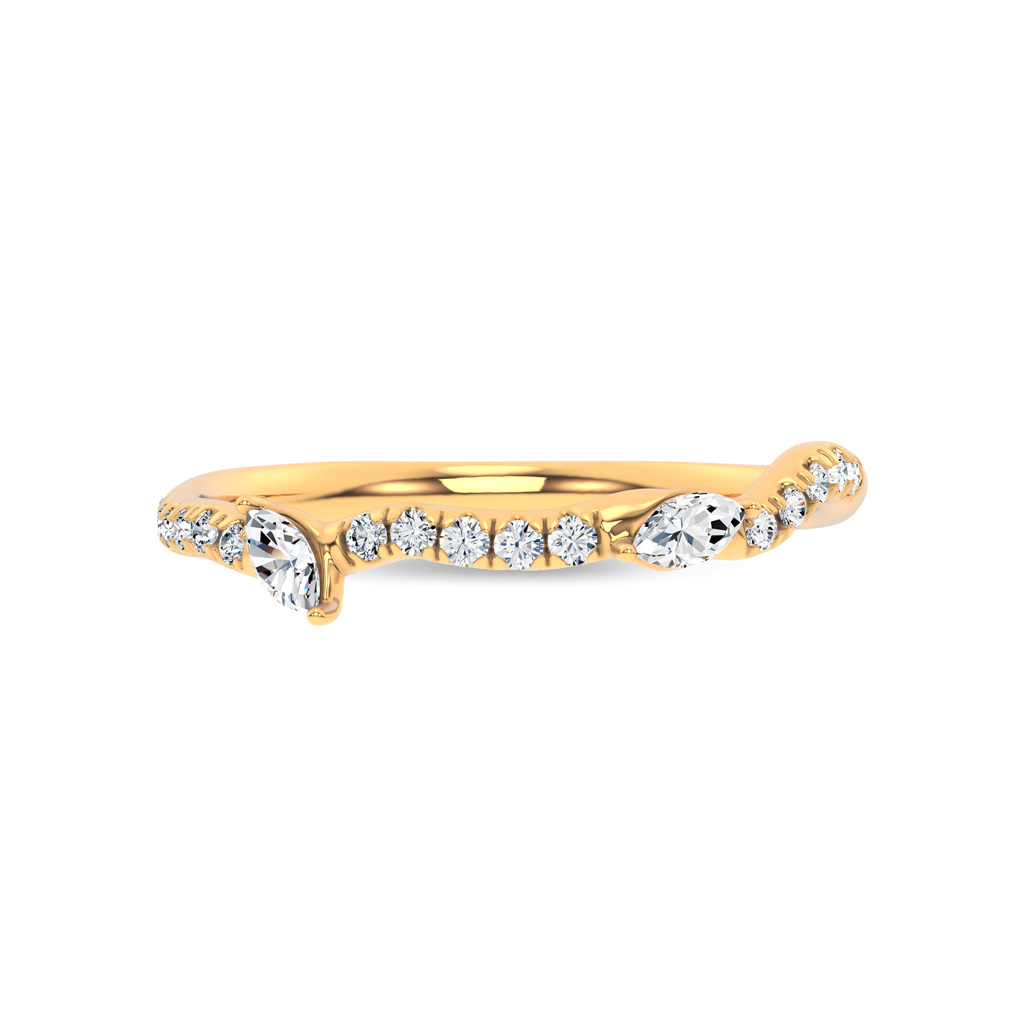 Lea Nature Inspired Diamond Band