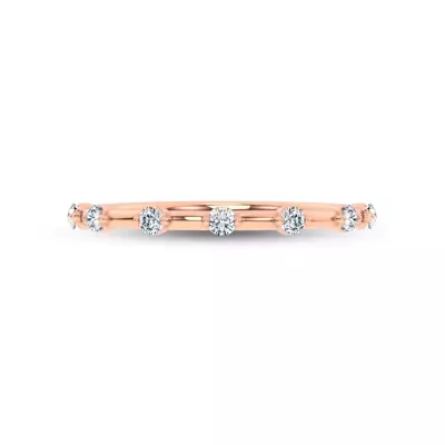 Starlight Spaced Round Diamond Band