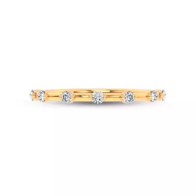 Starlight Spaced Round Diamond Band