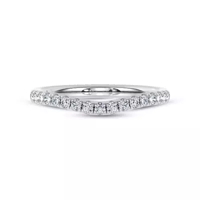 Cascata Contoured Pavé Band by Christian Siriano