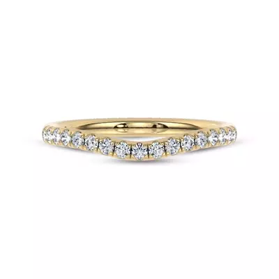 Cascata Contoured Pavé Band by Christian Siriano