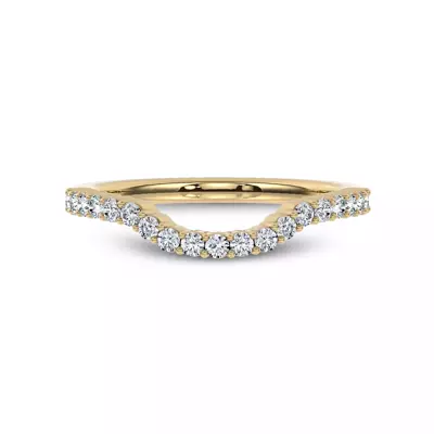 Dorian Contour Pavé Band