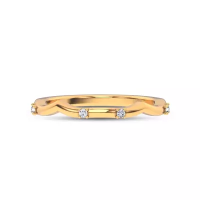 Tira Contour Diamond Band