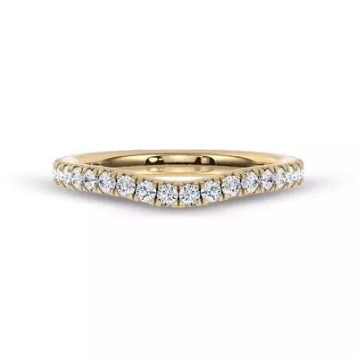 Gilded Glow Contoured Pavé Band by Christian Siriano