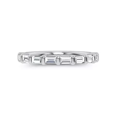 Baguette Lab Diamond Half Band (.50 ct. tw.) 