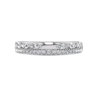 Ouvre Marquise Wrap Pavé Band