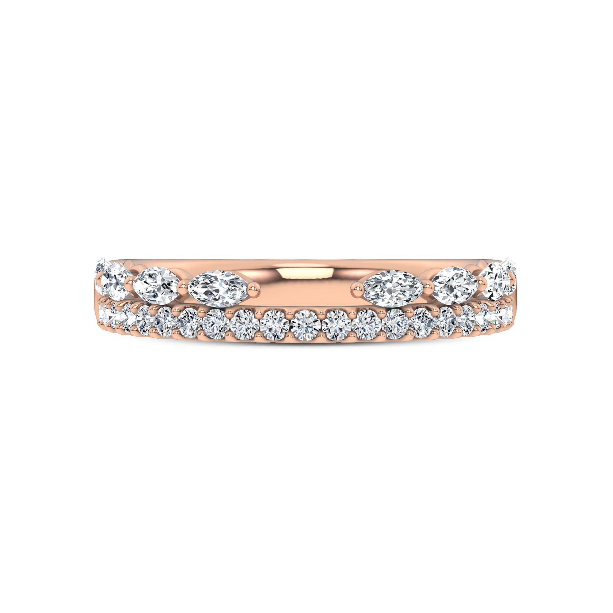 Ouvre Marquise Wrap Pavé Band