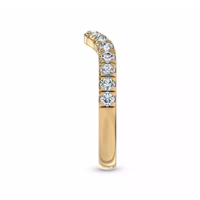 Linda Curved Pavé Diamond Band (2.5mm)