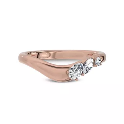 Cressa Curved Lab Diamond Band