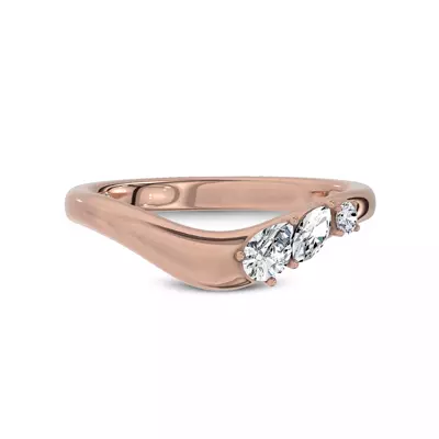 Cressa Curved Lab Diamond Band