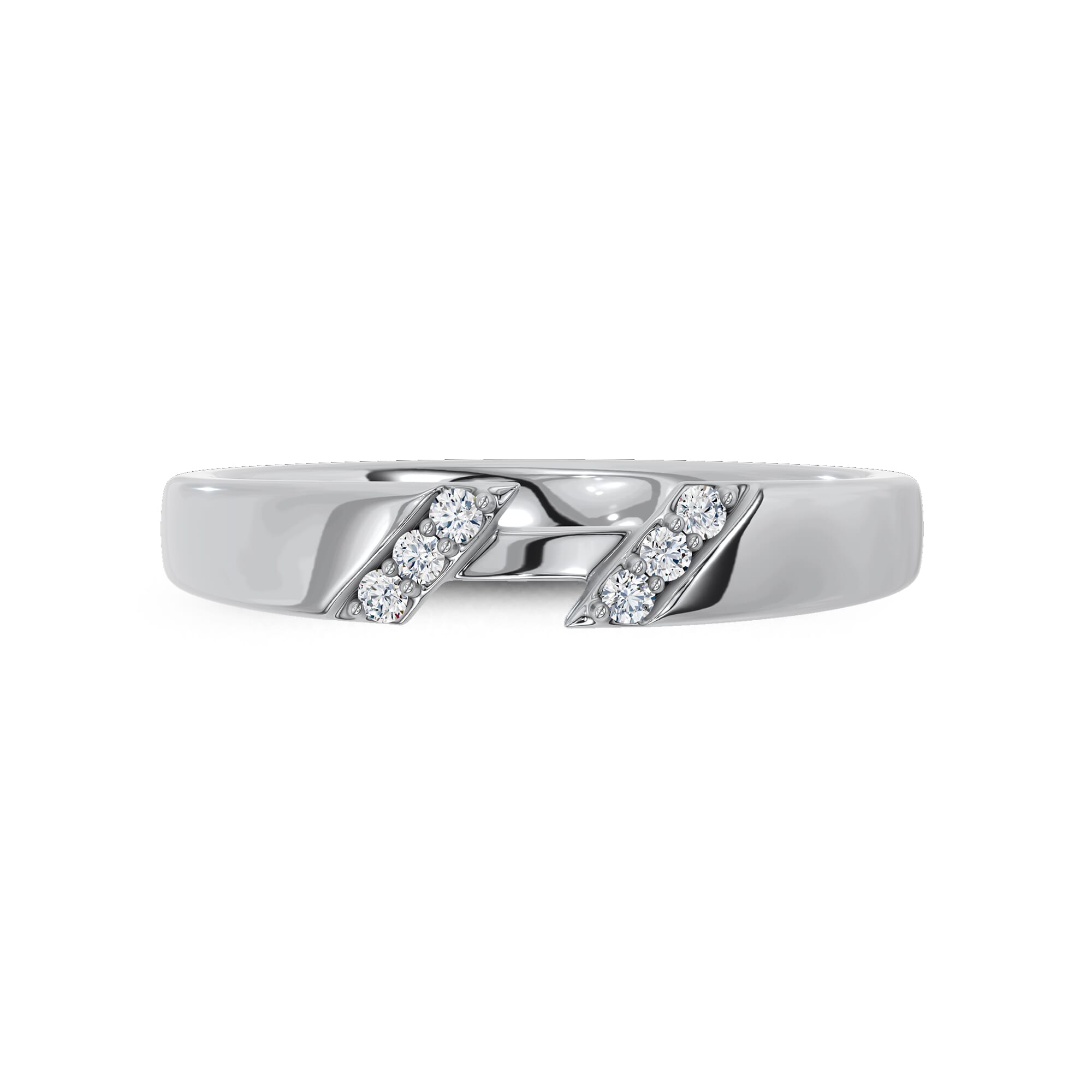 Versant Open Pavé Lab Diamond Band