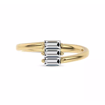 Staccato Baguette Lab Diamond Band by Christian Siriano