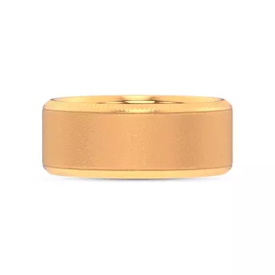 Mixed Textured Coin Edge Band (9mm)