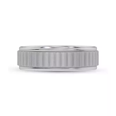 Brushed Rippled Band (7mm)