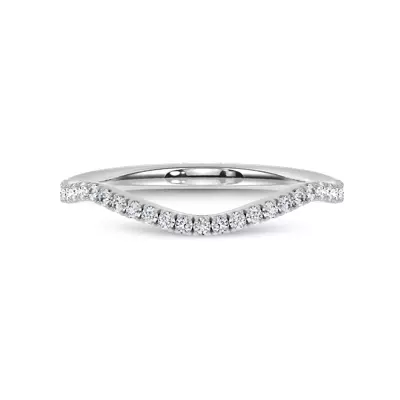 Bellatrix Contour Pavé Band 