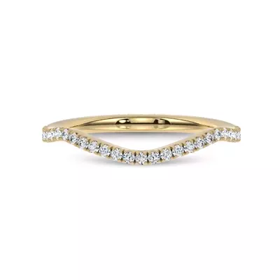 Bellatrix Contour Pavé Band 