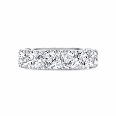 Hearts Mosaic Lab Diamond Eternity Band