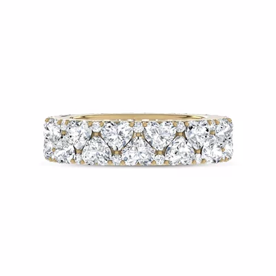 Hearts Mosaic Lab Diamond Eternity Band