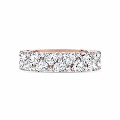 Hearts Mosaic Lab Diamond Eternity Band