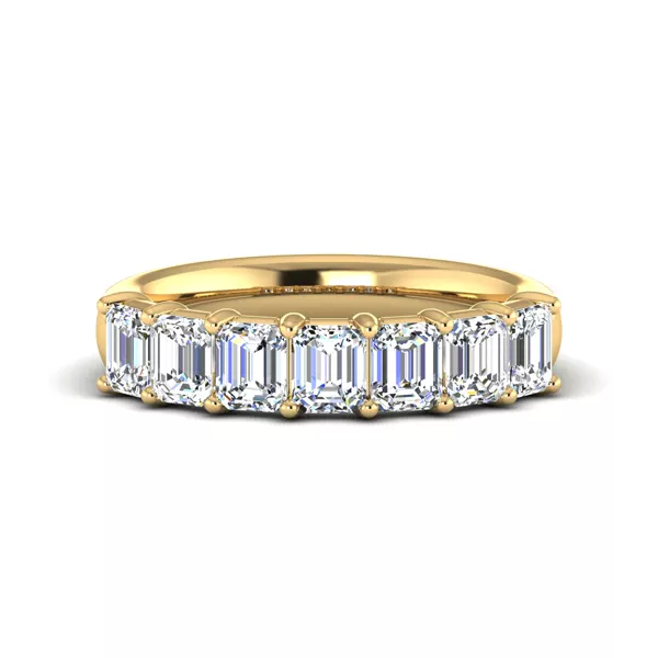 Mae 7 Stone Lab Diamond Band