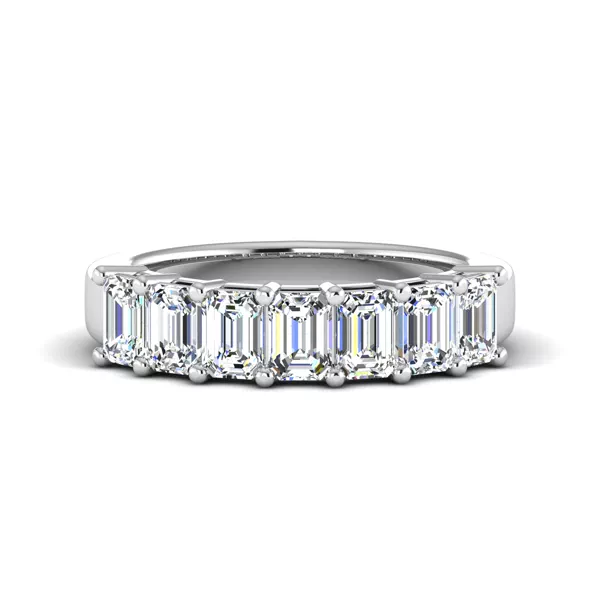 Mallory 7 Stone Shared Prong Anniversary Band