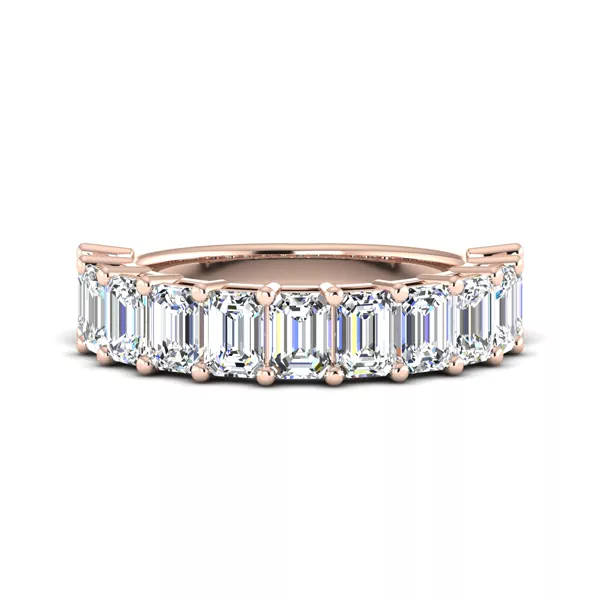 Monroe 11 Stone Shared Prong Lab Anniversary Band