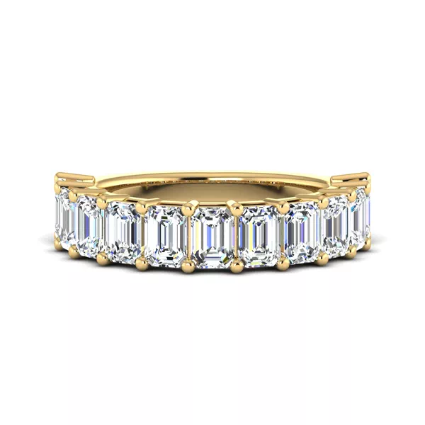 Monroe 11 Stone Shared Prong Lab Anniversary Band