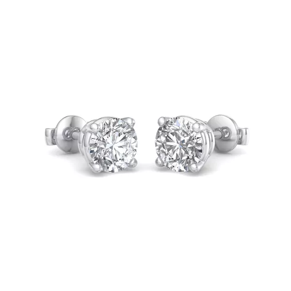 Setting Four-Prong Guardian Back earrings