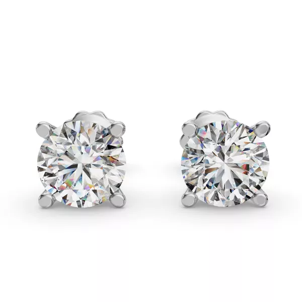 Setting Four-Prong Martini earrings