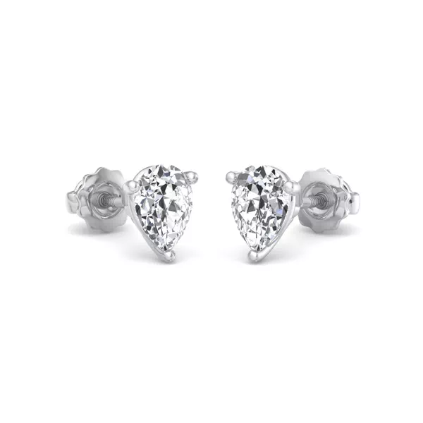 Setting Fancy Shape Three-Prong Martini Screw Back earrings