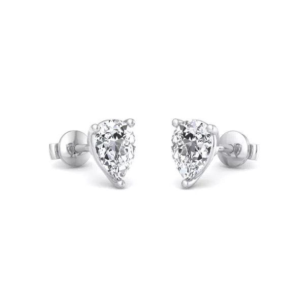 Setting Fancy Shape Three-Prong Martini Guardian Back earrings