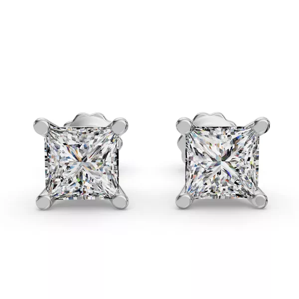 Setting Princess Four-Prong Martini earrings
