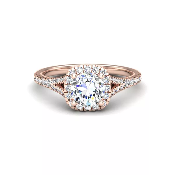 Grace Halo Engagement Ring