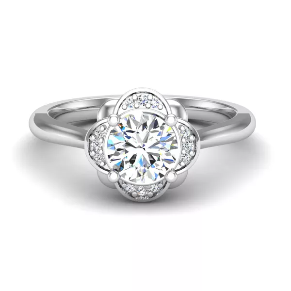 Mariah Halo Engagement Ring