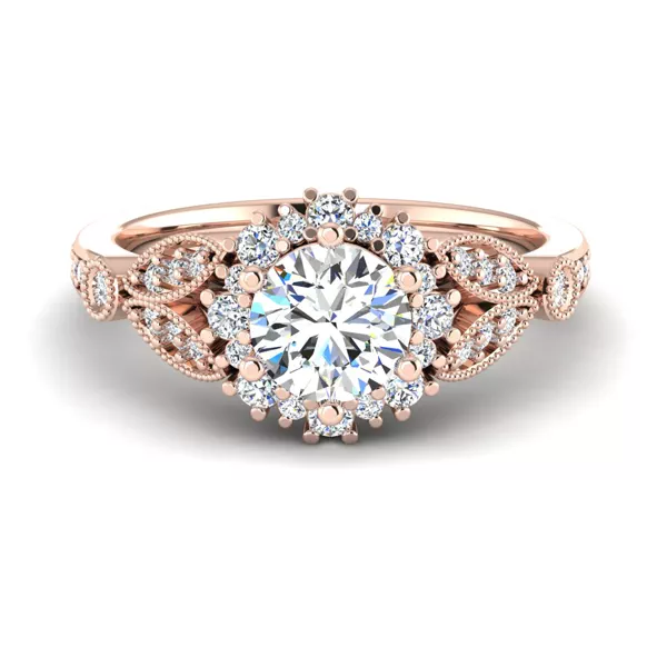 Gracelynn Halo Engagement Ring