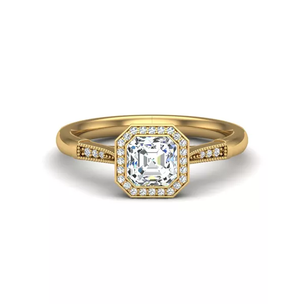 Izabelle Halo Engagement Ring