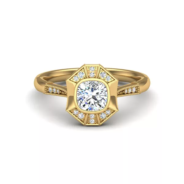 Fatima Halo Engagement Ring